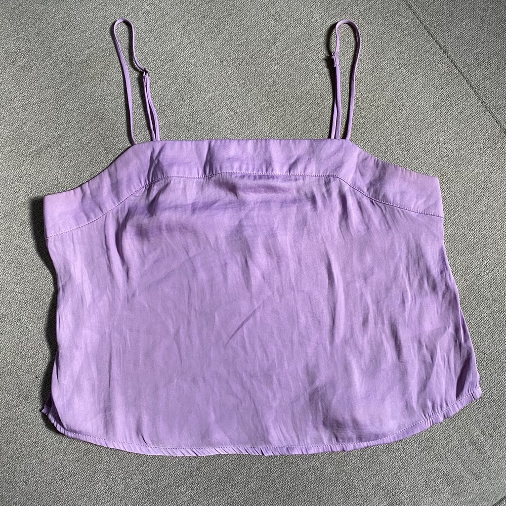 Bright purple tank top